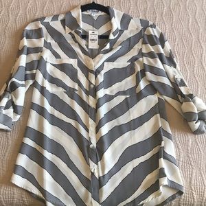 Express Chevron Portofino Shirt